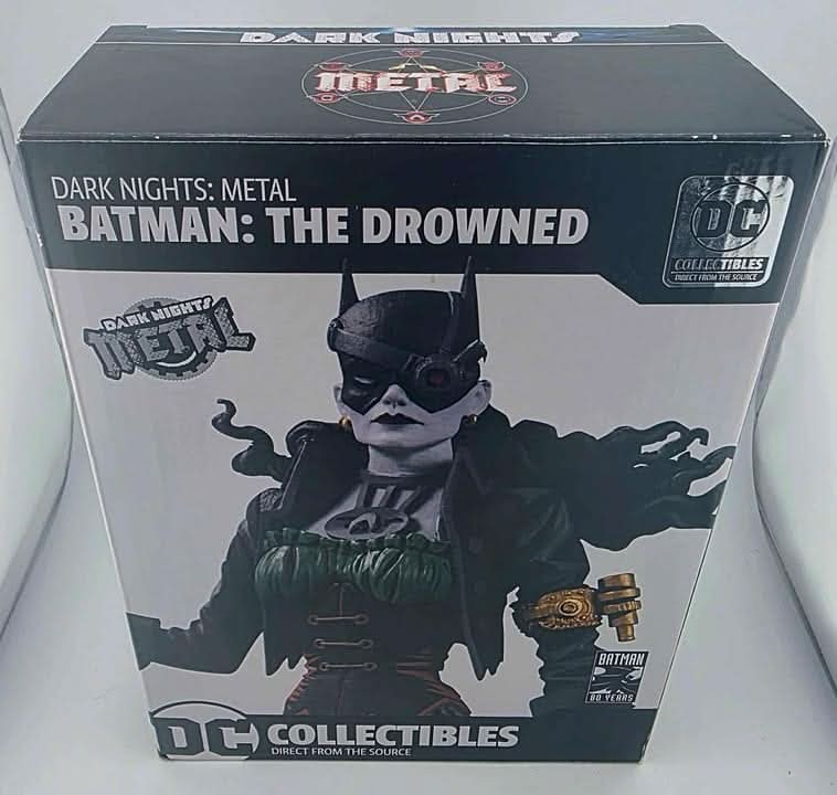 Figurine Dark Knights Metal Batman the Drowned Statue jeux video game-x