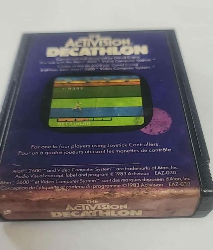 DECATHLON ATARI 2600 jeux video game-x