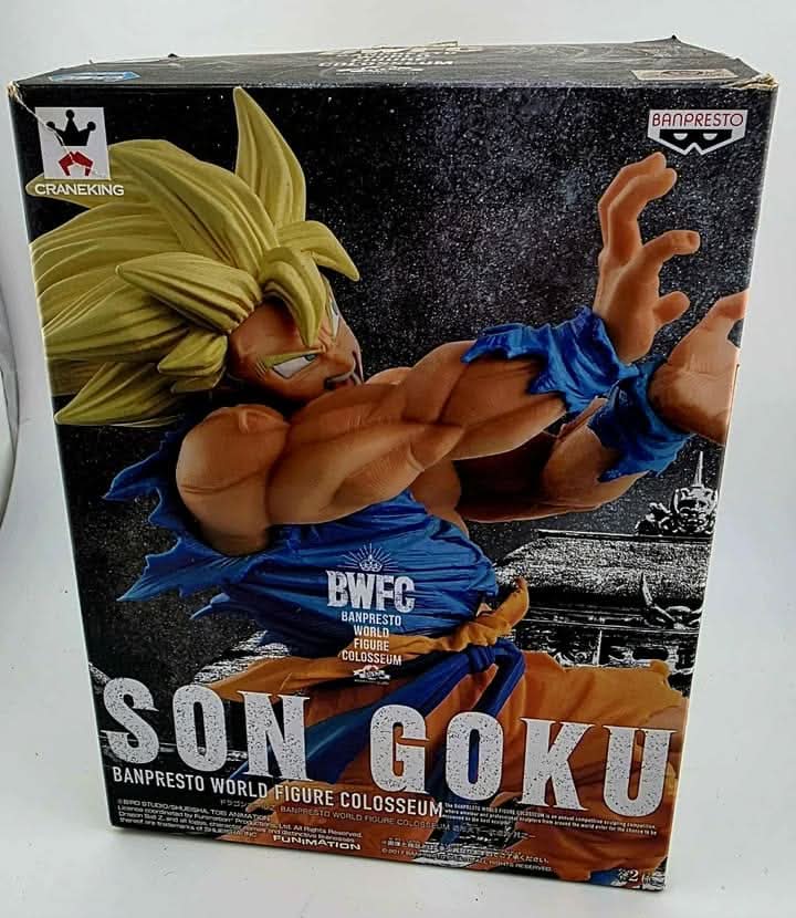 Figurine Dragon Ball Z Son Goku SS Gokou World Figure Colosseum Banpresto Dragonball BWFC jeux video game-x