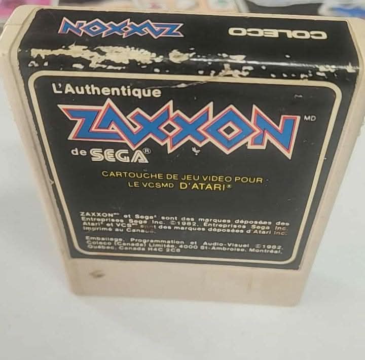 Zaxxon Coleco Atari 2600 jeux video game-x