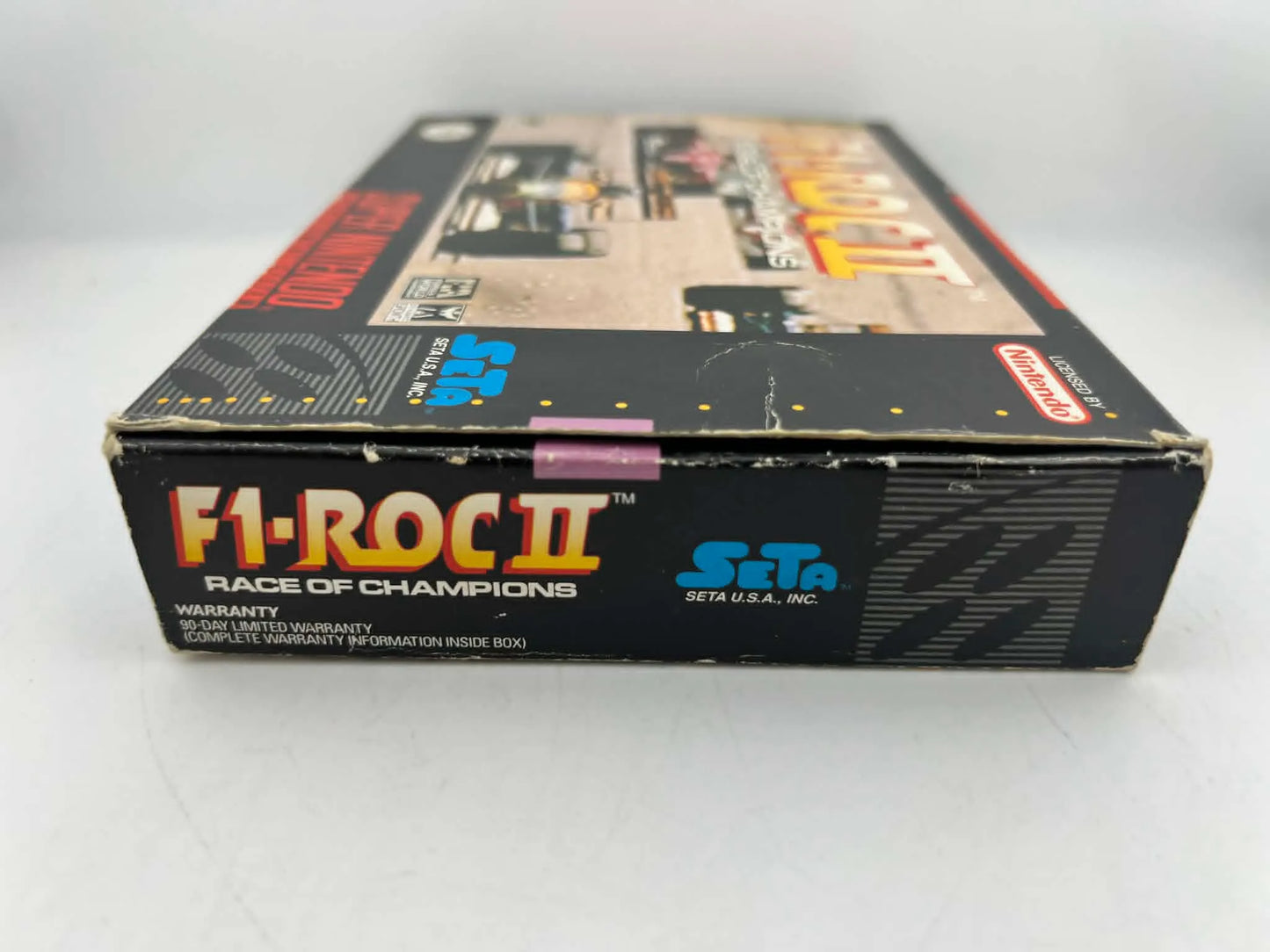 F1 ROC II 2 RACE OF CHAMPIONS en boite SUPER NINTENDO SNES