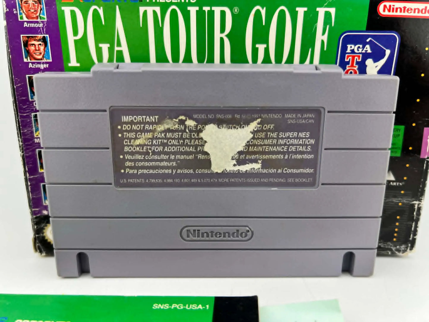 PGA TOUR GOLF EN BOITE SUPER NINTENDO SNES