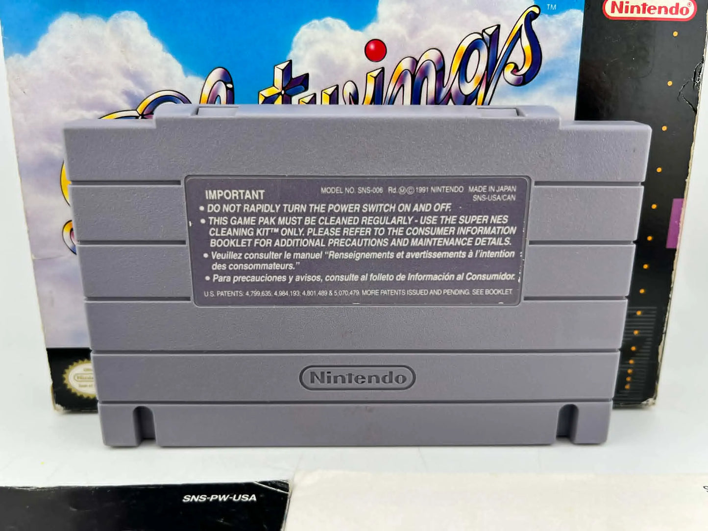 Pilotwings Super Nintendo Snes