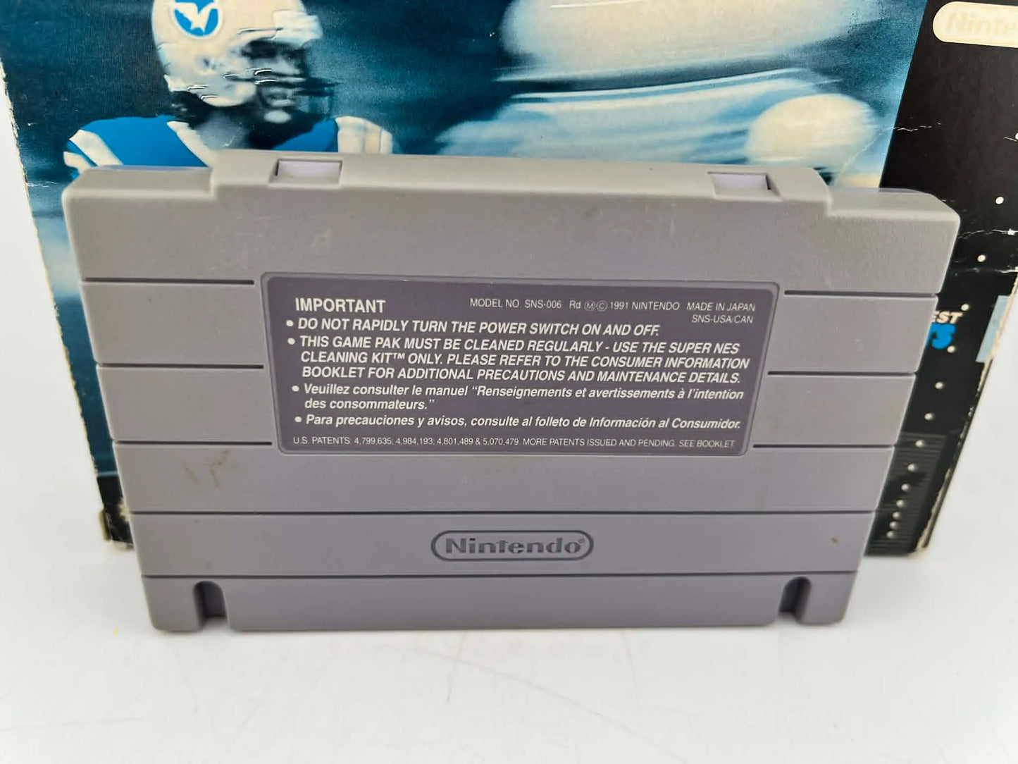 PRO QUARTERBACK EN BOITE SUPER NINTENDO SNES