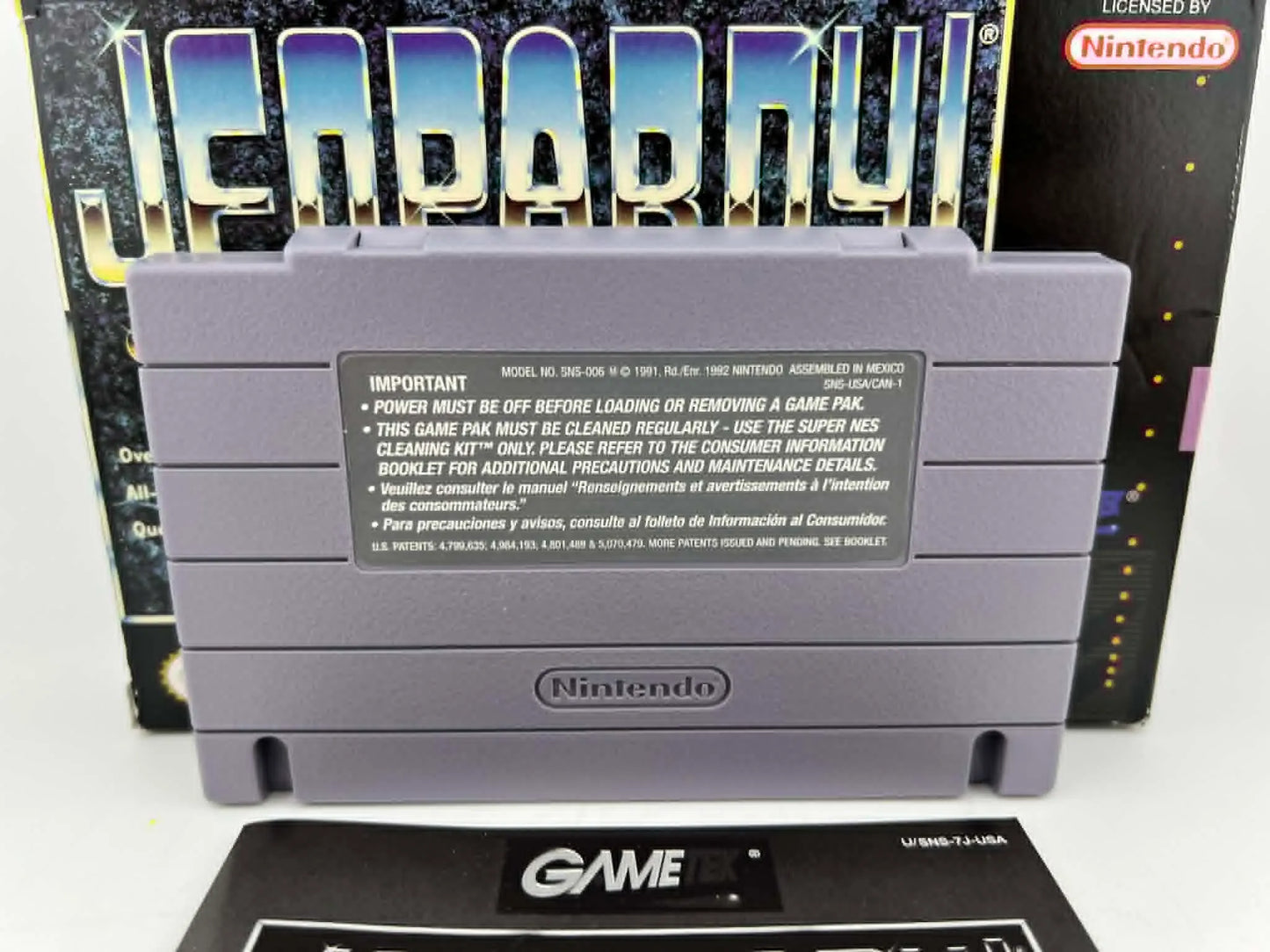 JEOPARDY DELUXE EDITION SUPER NINTENDO SNES En Boite
