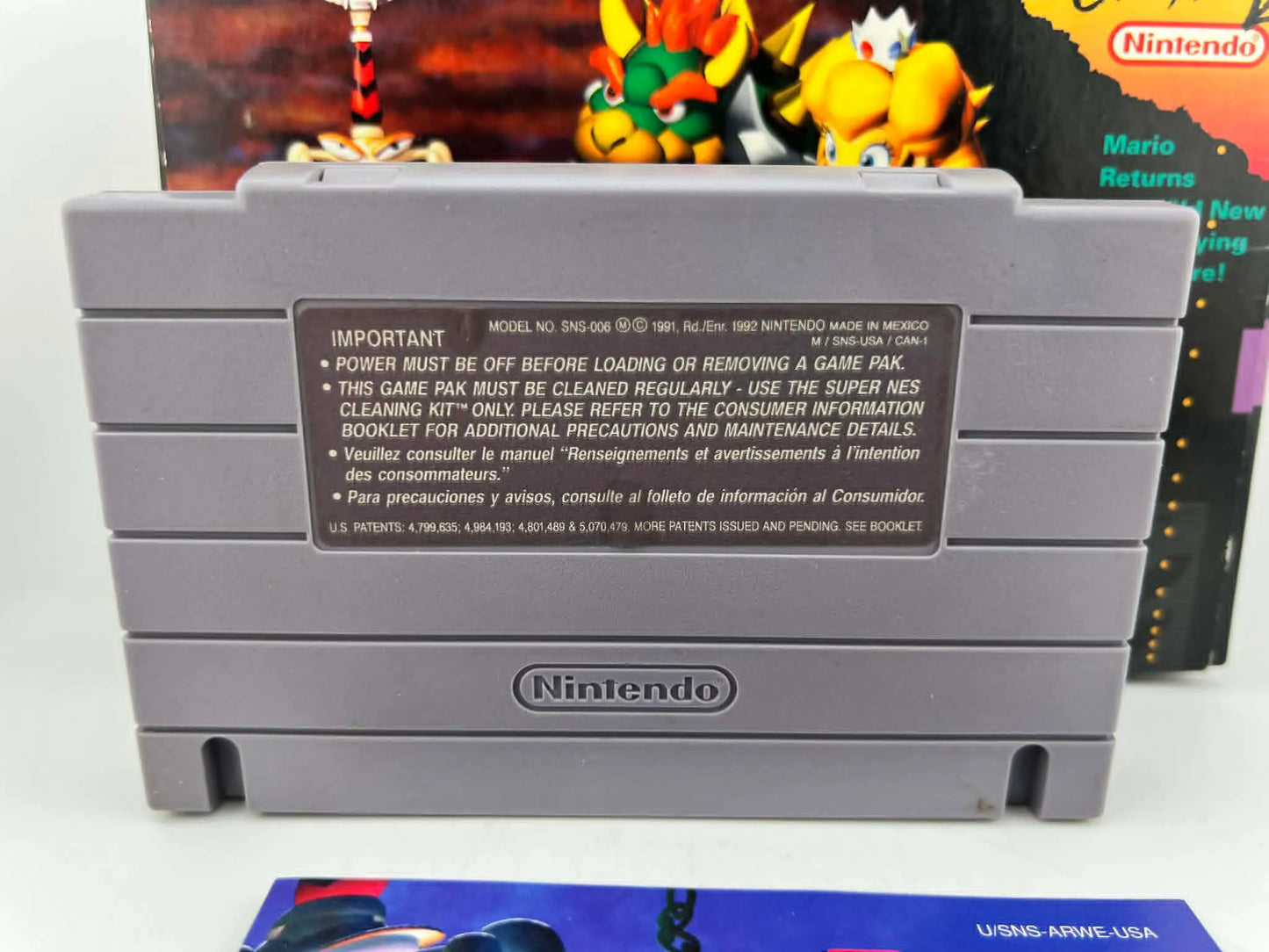 Super Mario Rpg: Legend Of The Seven Stars En Boite Super Nintendo Snes