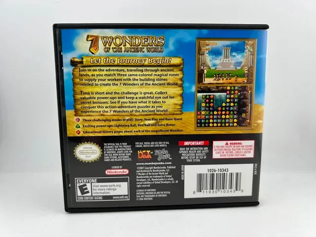 7 Wonders of the Ancient World Nintendo DS