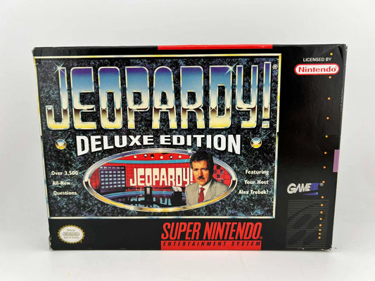 JEOPARDY DELUXE EDITION SUPER NINTENDO SNES En Boite