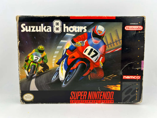 SUZUKA 8 HOURS en boite SUPER NINTENDO SNES