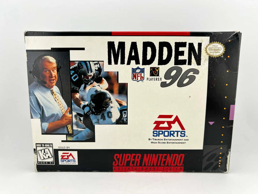 MADDEN NFL 96 SUPER NINTENDO SNES En Boite