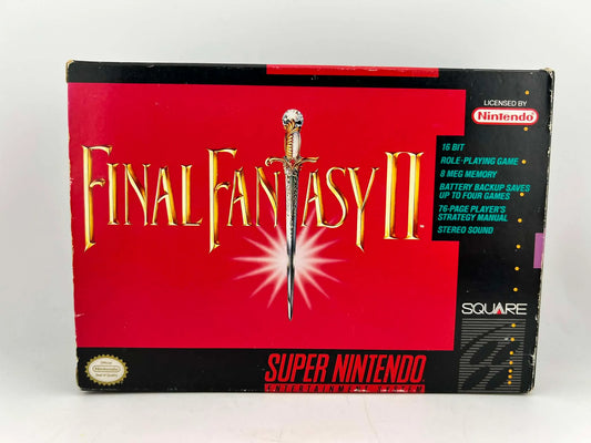 Final Fantasy II 2 Ou IV 4 En Boite Super Nintendo SNES