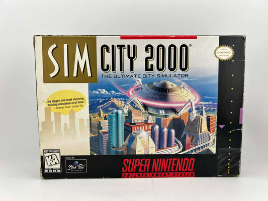 SIMCITY 2000 EN BOITE SUPER NINTENDO SNES