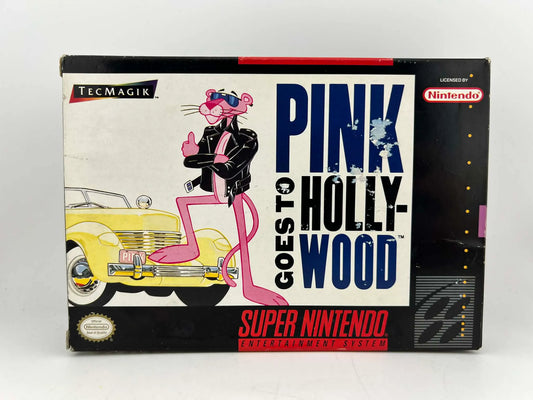 PINK PANTHER GOES TO HOLLYWOOD EN BOITE SUPER NINTENDO SNES