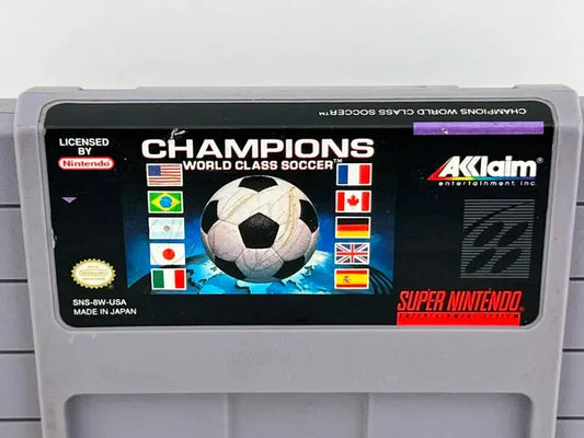 Champions World Class Soccer Super Nintendo Snes