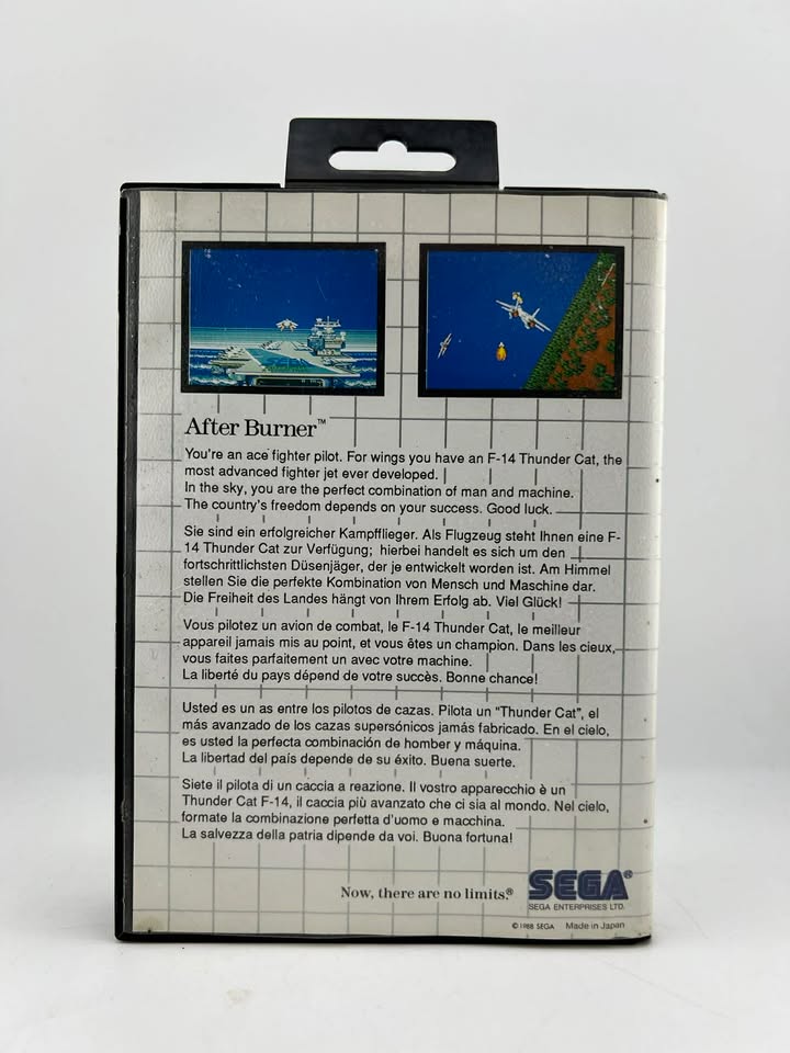 After Burner Sega Master System SMS