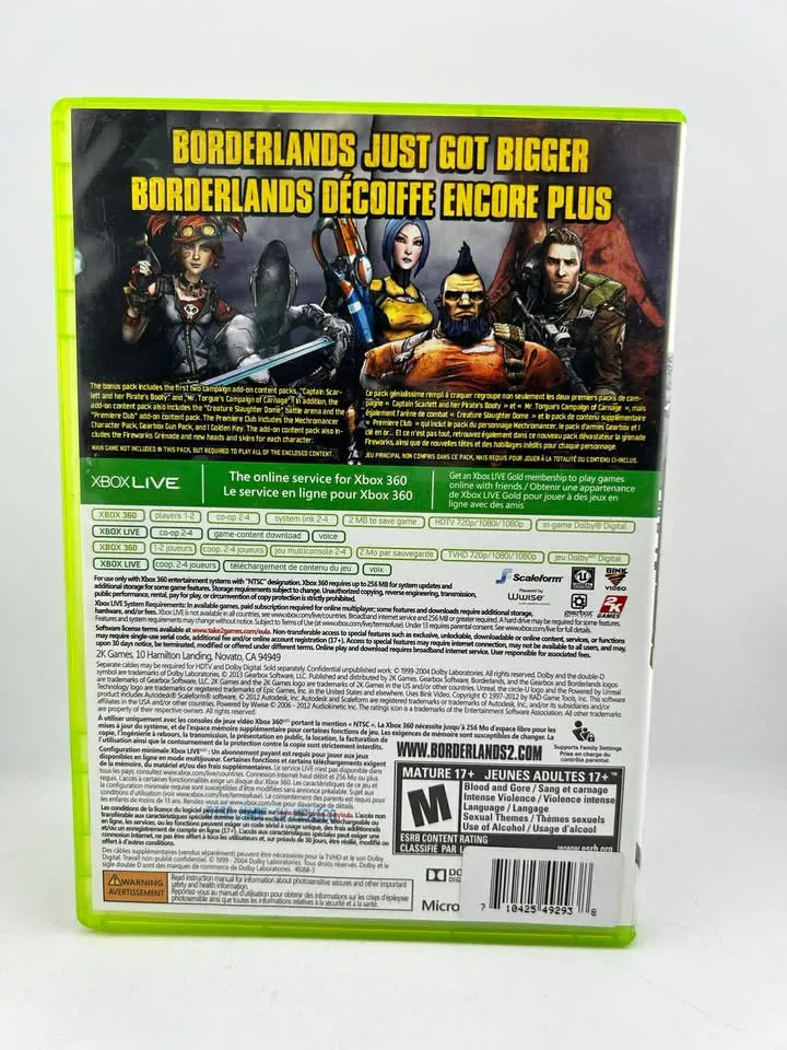 Borderlands 2: Add-on Content Pack Xbox 360 X360