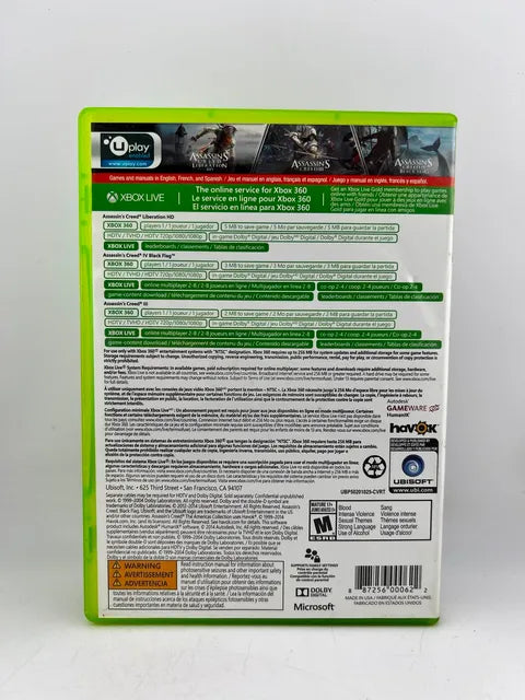 Assassin's Creed: The Americas Collection Xbox 360 X360