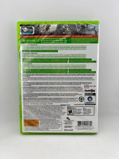 Assassin's Creed: The Americas Collection Xbox 360 X360