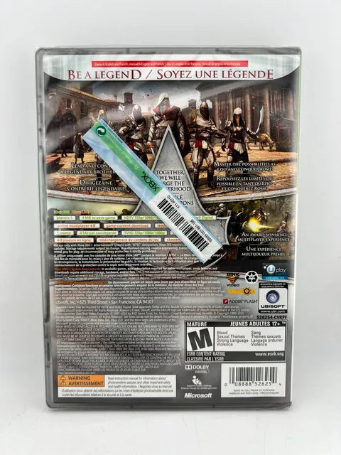Assassin's Creed: Brotherhood Platinum Hits Xbox 360 X360