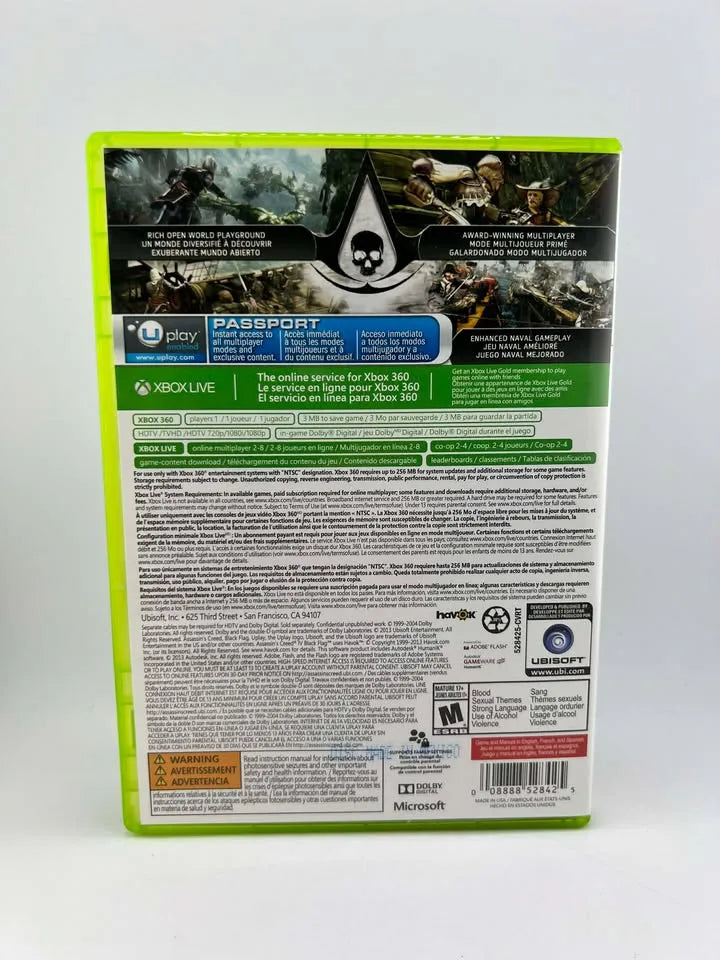 Assassin's Creed IV 4 Black Flag Edition Special Xbox 360 X360