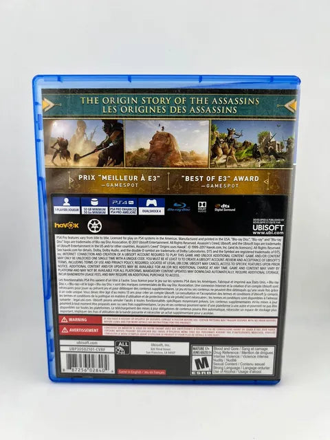 Assassin's Creed: Origins Playstation 4 PS4