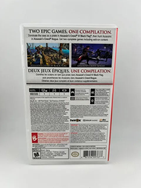Assassin's Creed: The Rebel Collection Nintendo Switch