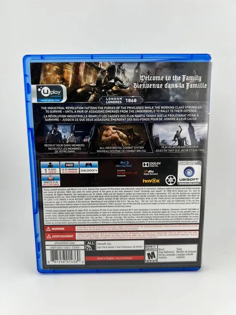 Assassin's Creed Syndicate Playstation 4 PS4