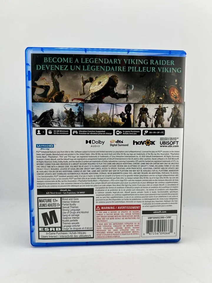 Assassin's Creed Valhalla Playstation 5 PS5