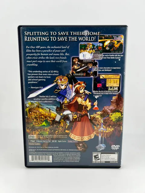 Atelier Iris 2 the Azoth of Destiny Playstation 2 PS2