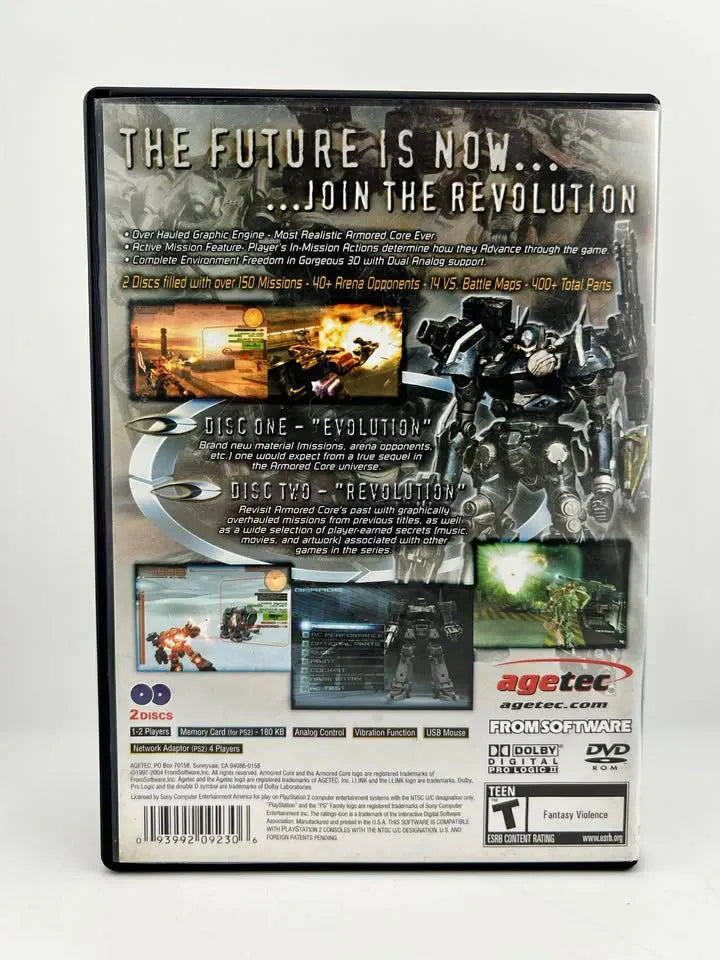 Armored Core Nexus Playstation 2 PS2