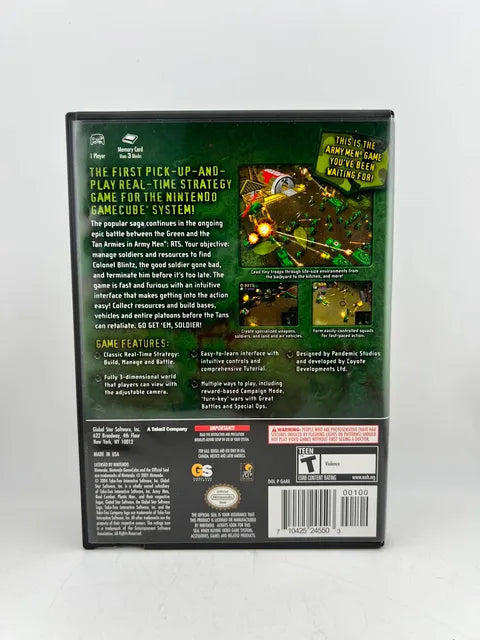 Army Men RTS Nintendo Gamecube NGC