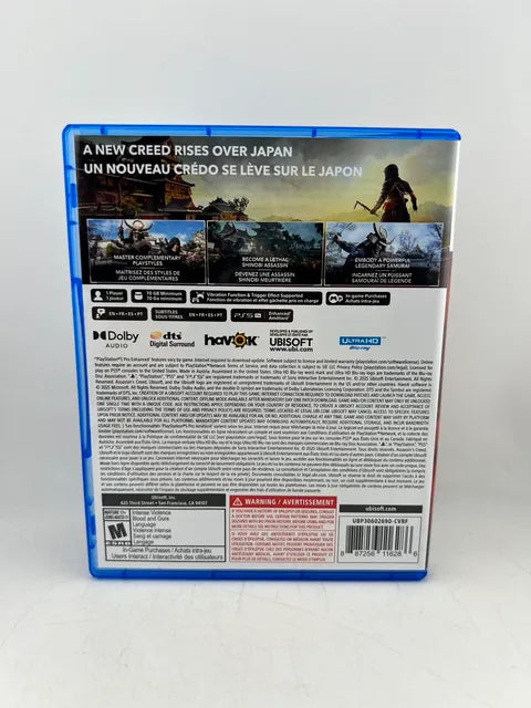 Assassin's Creed Shadows Playstation 5 PS5