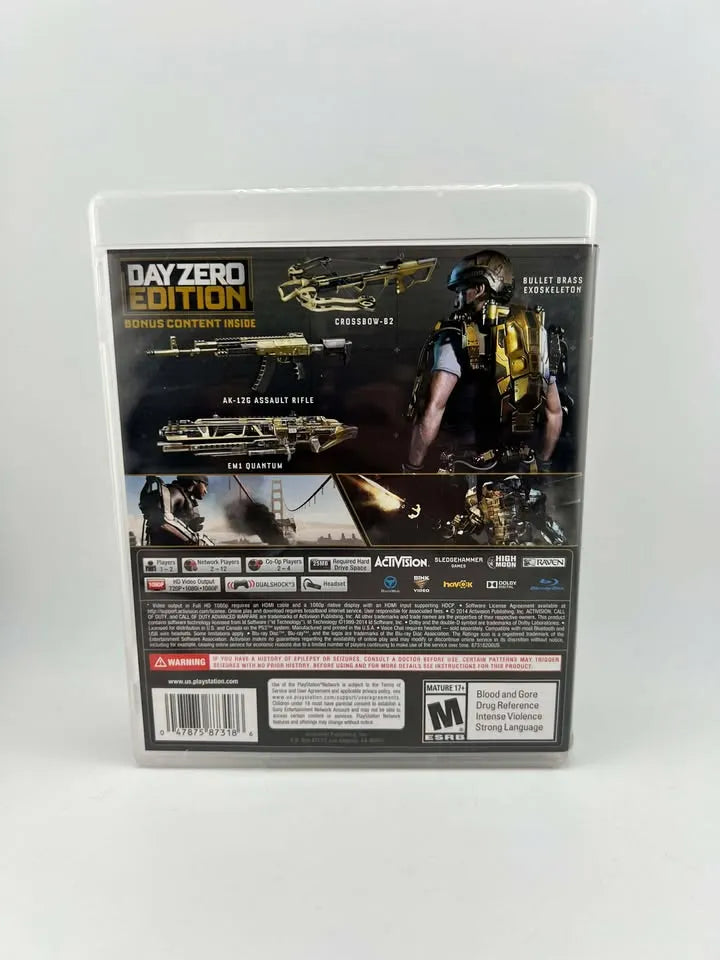 Call of Duty Advanced Warfare Day Zero Playstation 3 PS3