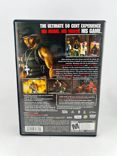 50 Cent Bulletproof Playstation 2 PS2