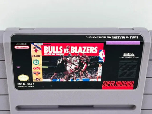 Bulls Vs Blazers and the NBA Playoffs Super Nintendo Snes