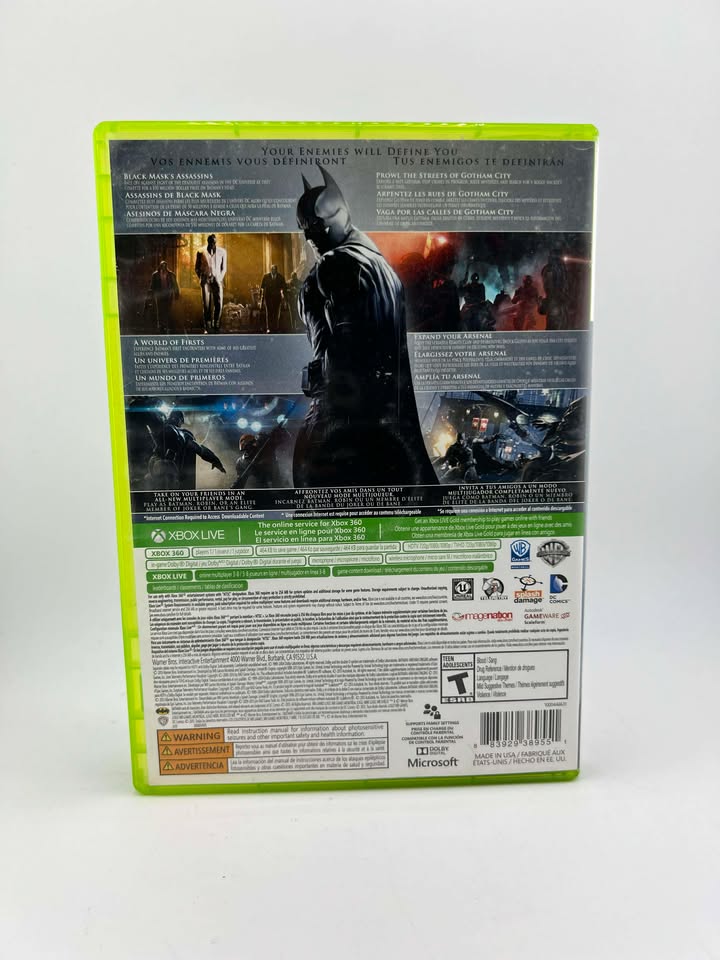 Batman: Arkham Origins Xbox 360 X360