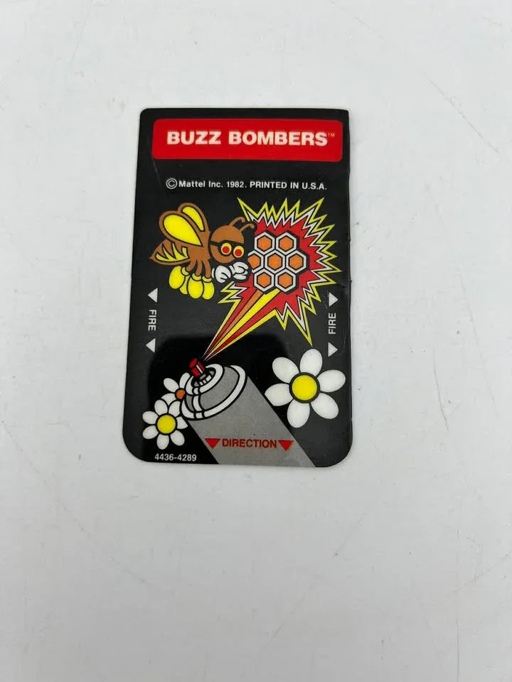 Carte d’overlay Buzz Bombers Intellivision Intel