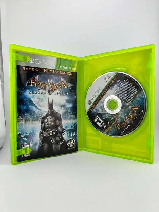 Batman: Arkham Asylum Game Of The Year Platinum Hits Xbox 360 X360
