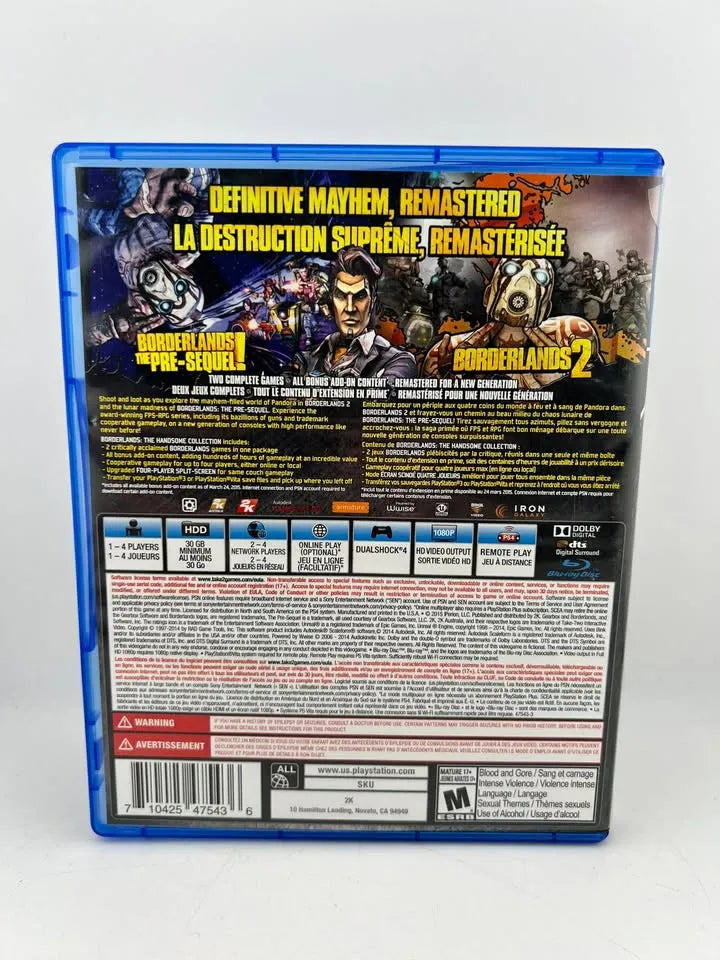 Borderlands: The Handsome Collection Playstation 4 PS4