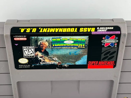 Jimmy Houston's Bass Tournament U.S.A. Super Nintendo Snes