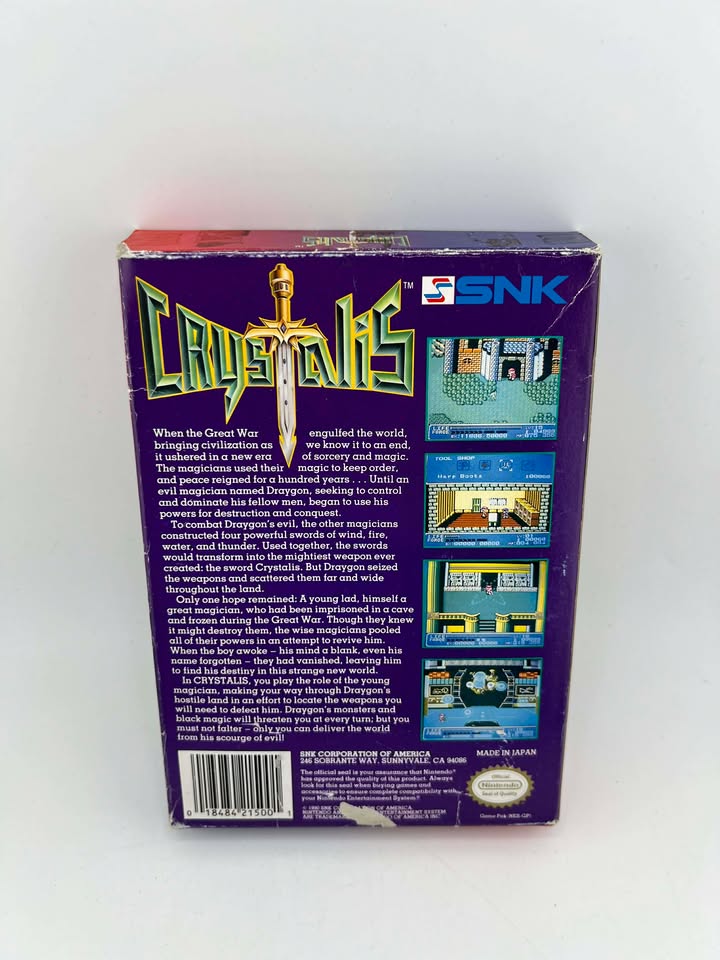 Crystalis Nintendo NES