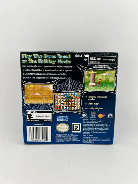 Charlotte's Web Game Boy Advance GBA