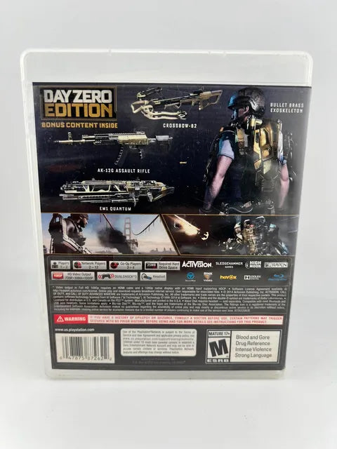 Call of Duty Advanced Warfare Day Zero Playstation 3 PS3
