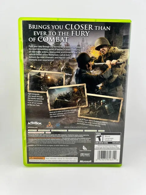 Call of Duty 3 Xbox 360 X360