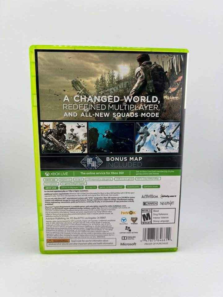 Call of Duty Ghosts Xbox 360 X360