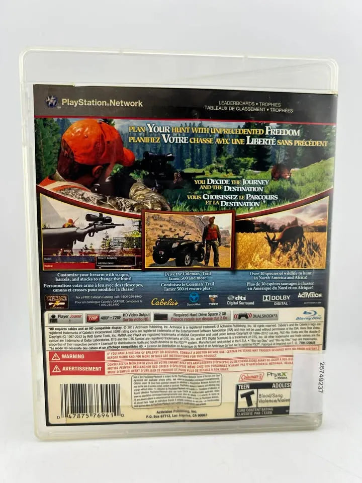 Cabela's Hunting Expedition Playstation 3 PS3
