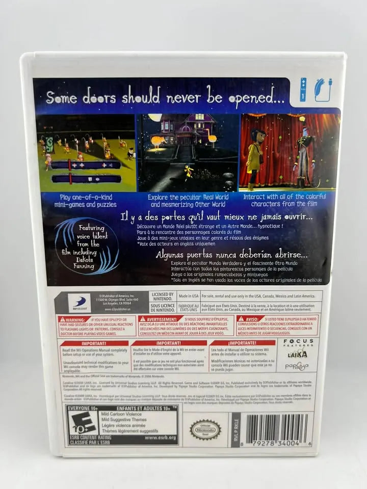 Coraline Nintendo Wii