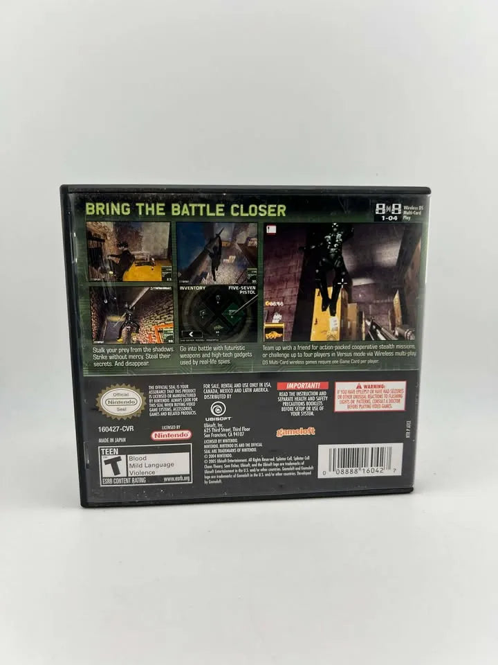 Splinter Cell Chaos Theory Nintendo DS