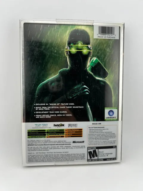 Tom Clancy's Splinter Cell: Chaos Theory Limited Collector's Edition Xbox