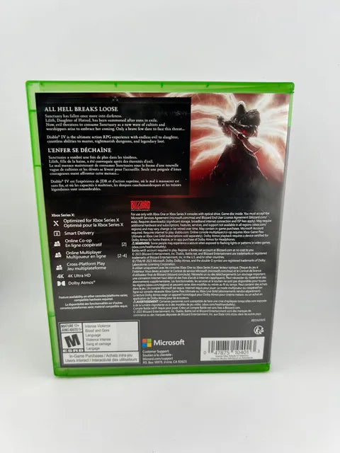 Diablo IV 4 Cross-Gen Bundle Xbox One Xone / Xbox Series Xseries